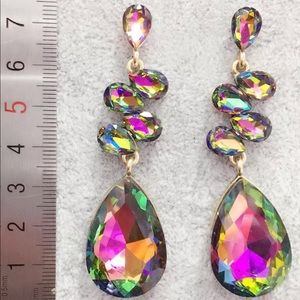Mystic topaz earrings 💜